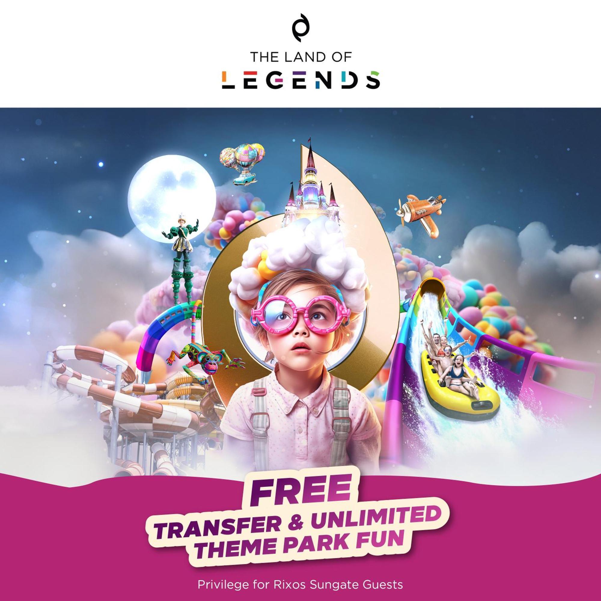 Курортный комплекс Rixos Sungate - The Land Of Legends Access